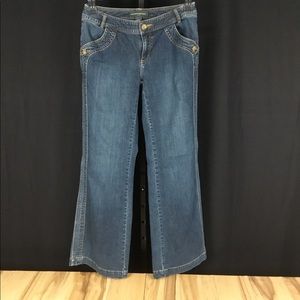 Banana Republic Flare wide leg denim jeans size 2